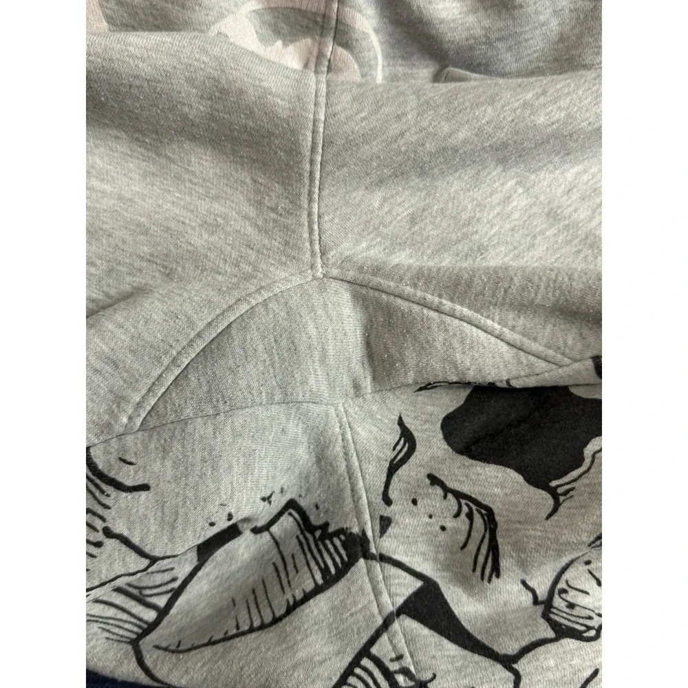 Ed Hardy Mens Death or Glory Skull Graphic Sweat Shorts Gray EHM-8100-8 Size M